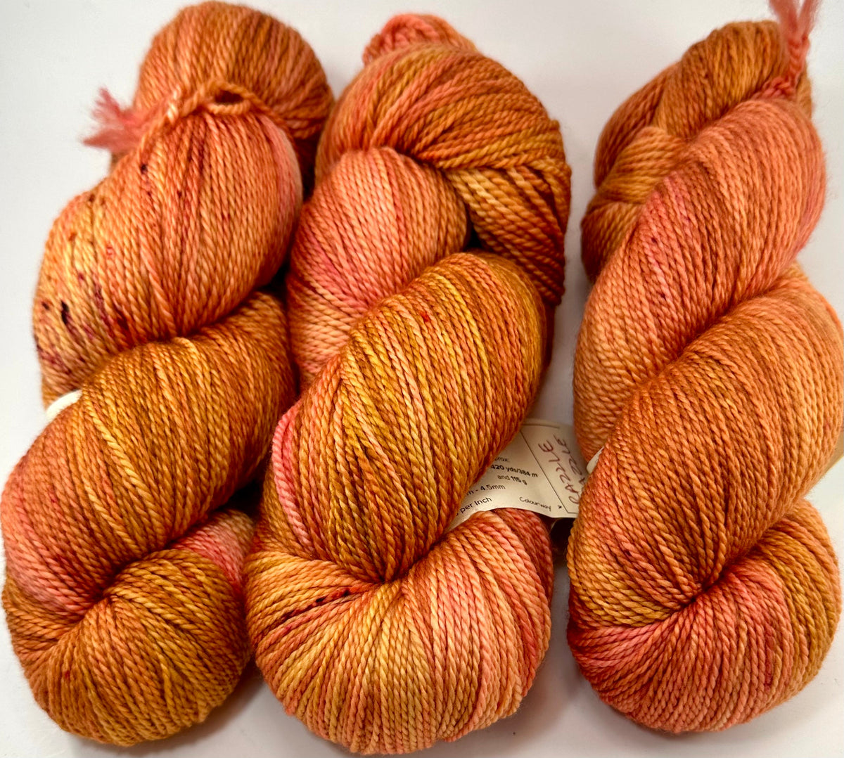 Hand Dyed Yarn Razzle Dazzle Gold Pink Orange Yellow Peach Magenta S –  Crooked Kitchen Yarn