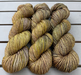 RESERVED for Lisa** Hand Dyed Yarn "Medallion" Merino Worsted SW x 9 Hanks