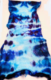 Hand Dyed Yarn "Shiborish 16" Blue Turquoise Teal Navy Slate Grey Merino Nylon Fine Fingering Superwash 463yds 100g Sock Blank