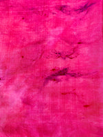 Hand Dyed Silk Scarf "Random Silk Scarf 3" Hot Pink Red Magenta Purple Violet Fuchsia Speckled Mulberry Silk Scarf 22.5” x 71” 57cm x 180cm